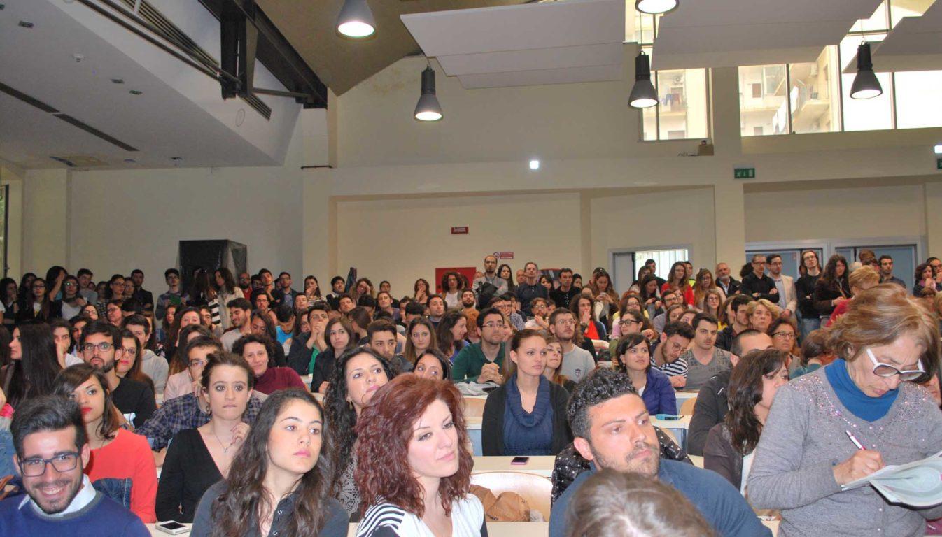 La platea degli studenti