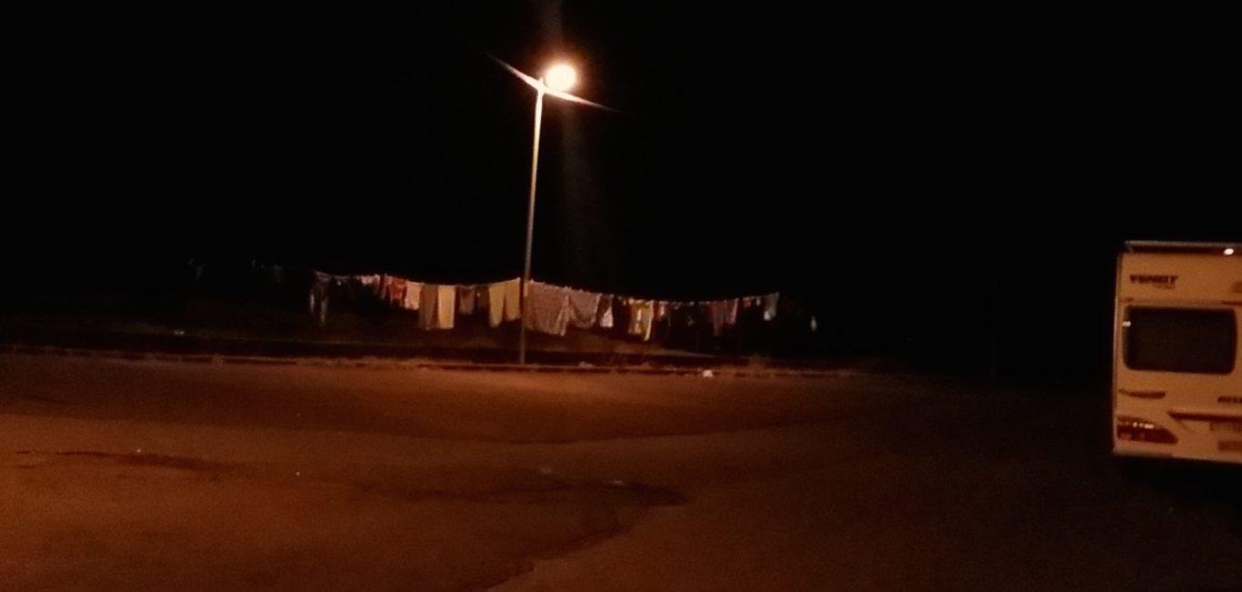 Cartolina: la notte scorsa (come tante altre notti) alle Salinelle