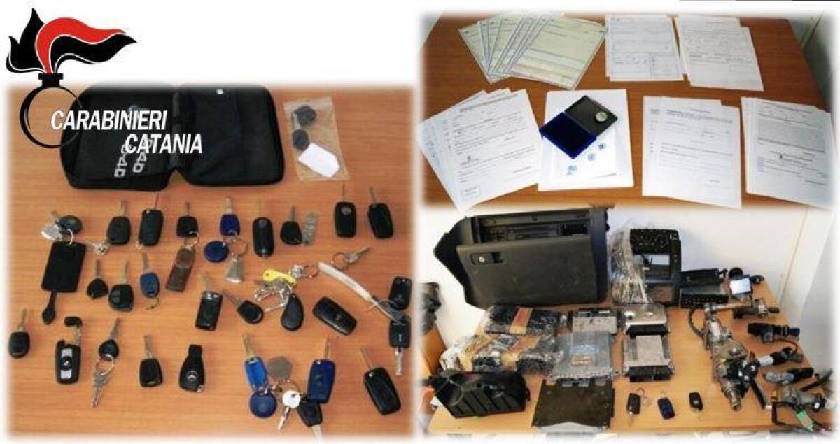 Scoperta una centrale di furti d'auto - 