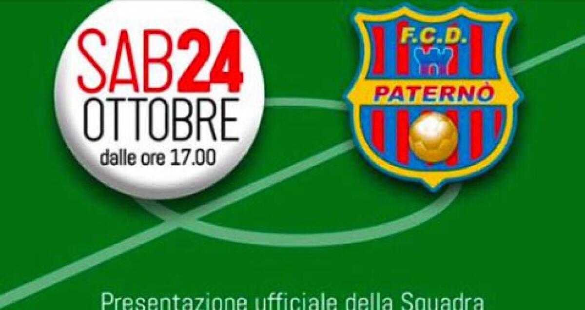 Sabato a Etnapolis si presenta l'Fcd Paternò calcio - 