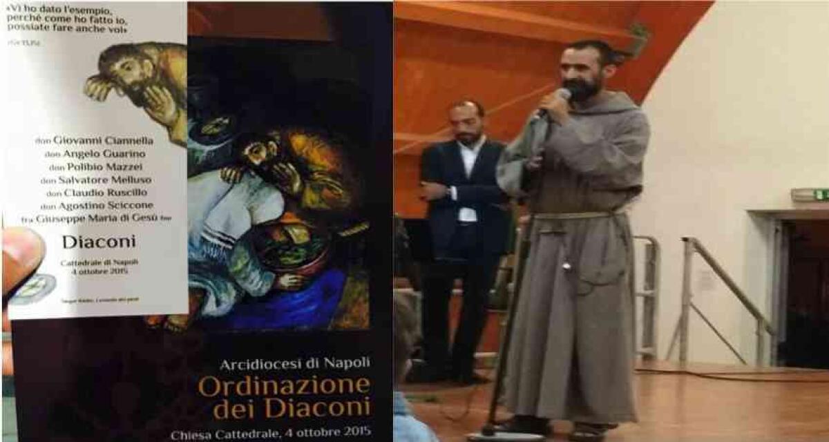 Fra Giuseppe è diacono: la storia semplice di un uomo vero - 