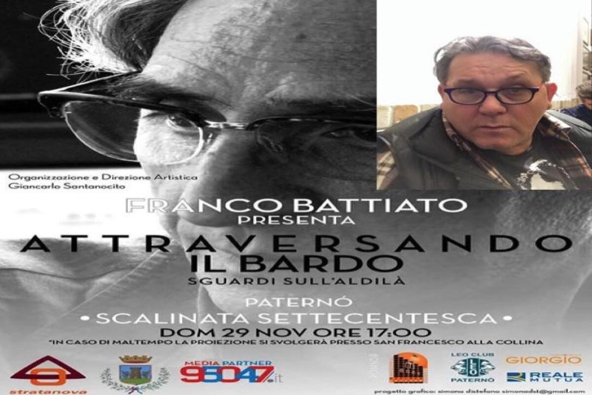 Franco Battiato presenta il suo film alla Scalinata settecentesca - 