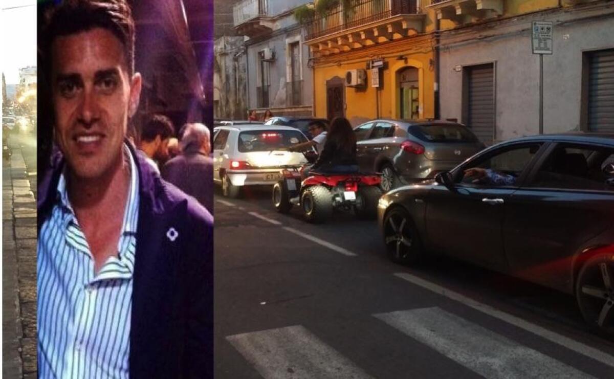 "La parte bassa di via Giovan Battista Nicolosi nel caos" - 