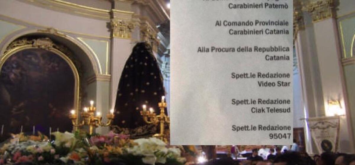 Una lettera anonima e la denuncia: rubati i preziosi dalla statua della Madonna Addolorata - 