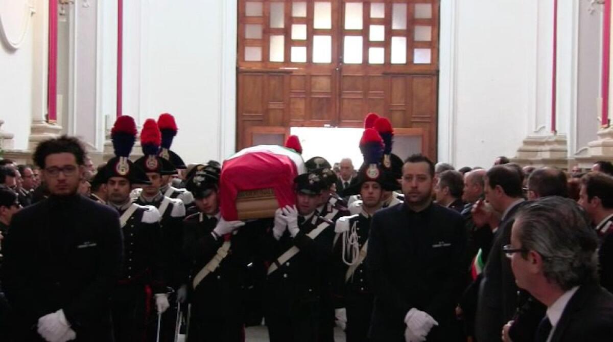 I funerali dell'appuntato Sciannaca: il video - 