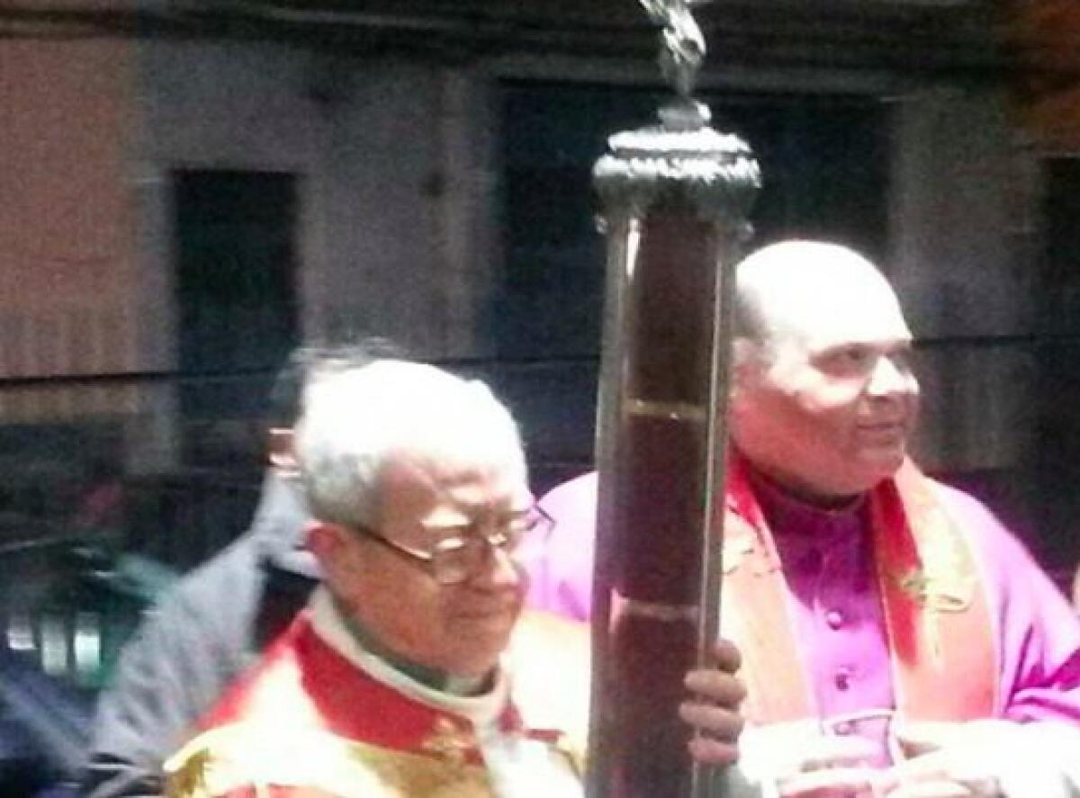 L'arrivo del Velo di Sant'Agata - 