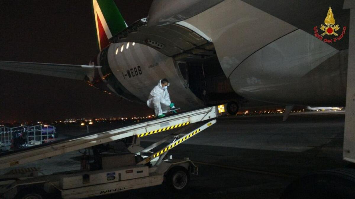 Sospetto sversamento di liquido radioattivo da un pacco: intervento dei pompieri - 