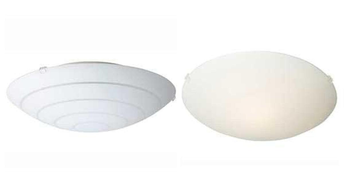 Ikea richiama le plafoniere Hyby, Rinna e Lock: sono a rischio caduta - 