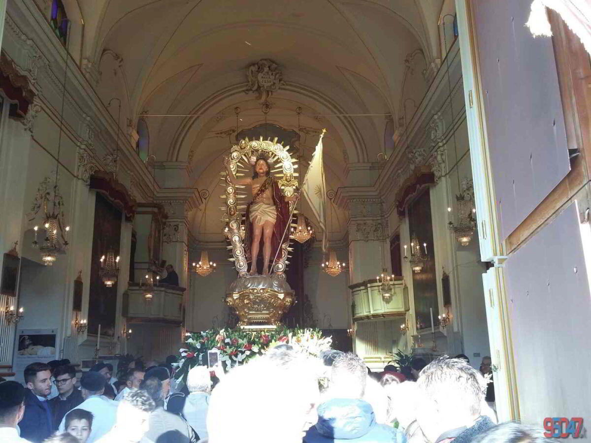 PASQUA 2016 - Percorso della processione del Cristo Risorto - 