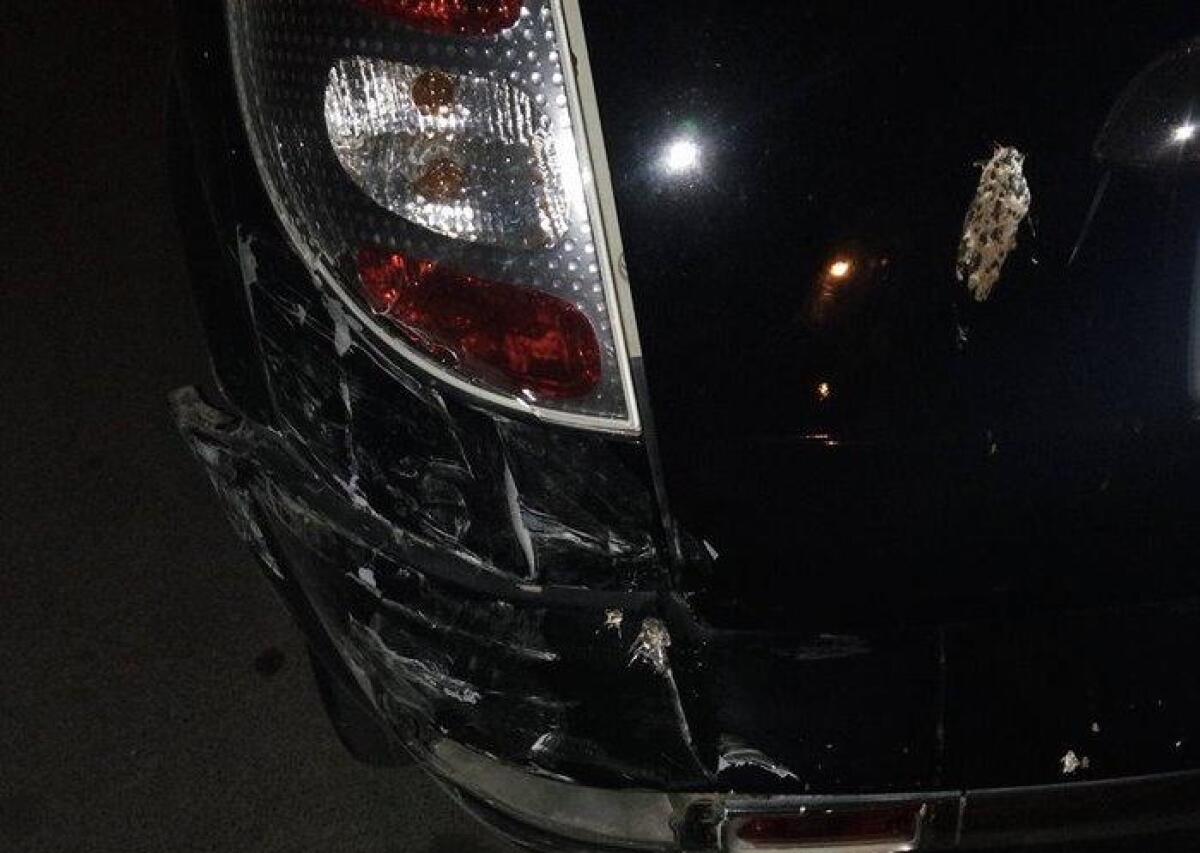 "Ha urtato la mia la mia auto ed è scappata via" - 