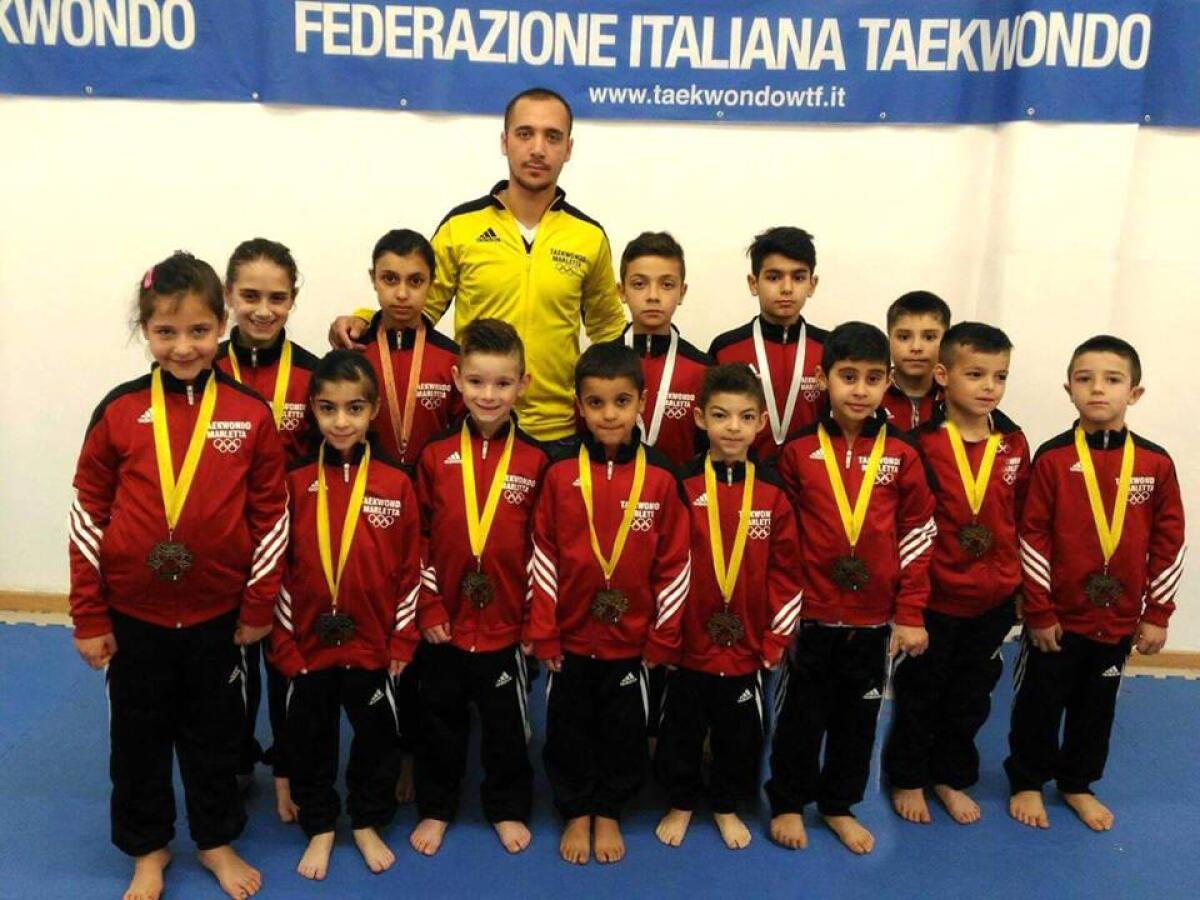 Taekwondo, mambassa di medaglie per il Centro Marletta - 