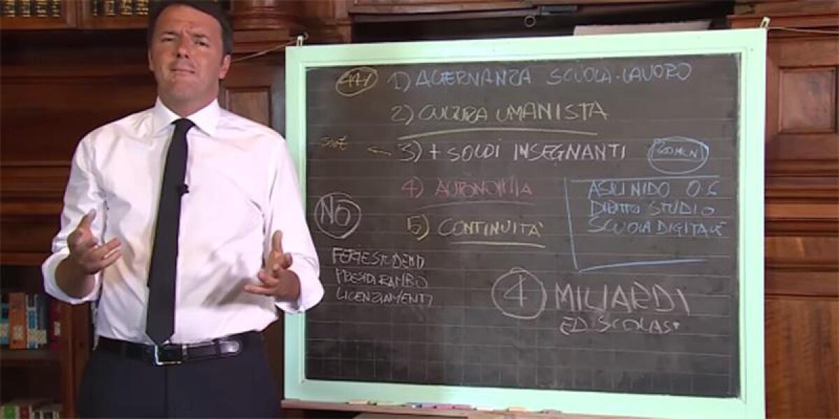 Le firme contro la "Buona scuola": domani tappa a Paternò - 