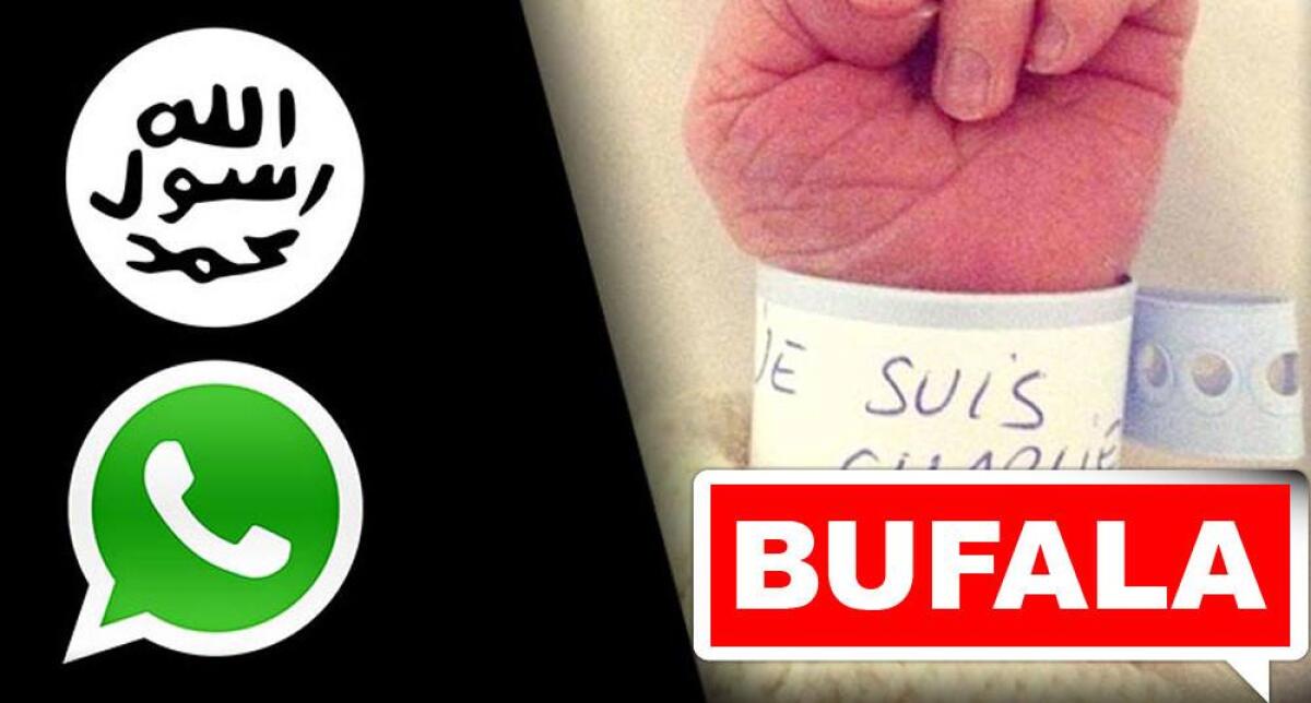 BUFALA IL MESSAGGIO VIRUS CON LA FOTO DEL BAMBINO E IL BRACCIALETTO DI SOLIDARIETÀ IN FRANCESE PER LE VITTIME DEGLI ATTENTATI - 