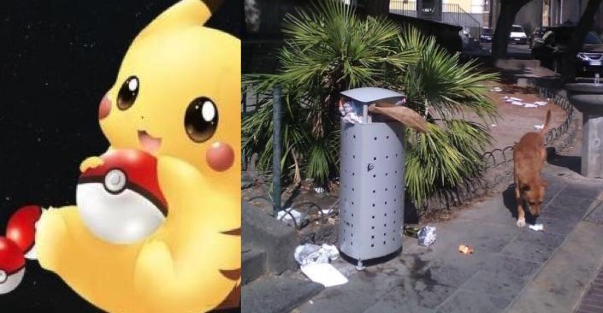 Paternò, Pokemon, cestini dei rifiuti, strisce blu e ipocrisia(ciù) - 