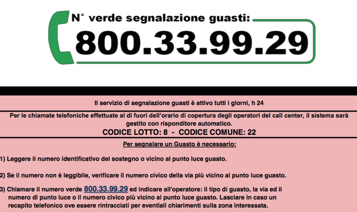 Paternò, un numero verde per i guasti della pubblica illuminazione - 
