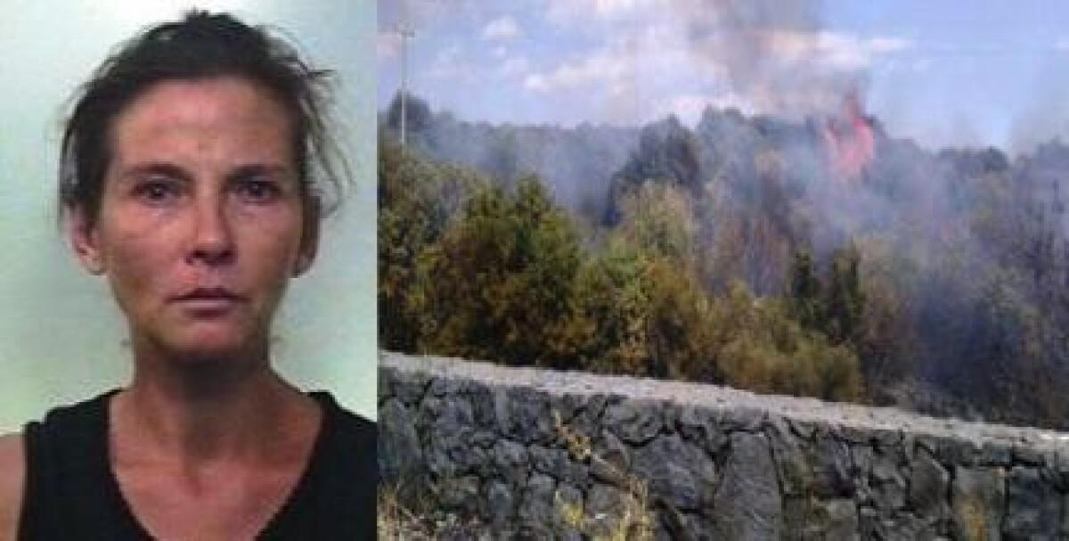 Sorpresa ad appiccare il fuoco in contrada Currone - 