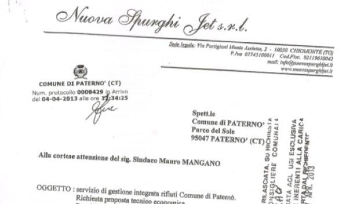 Il "protocollo manomesso": intervento del meet-up paternese - 