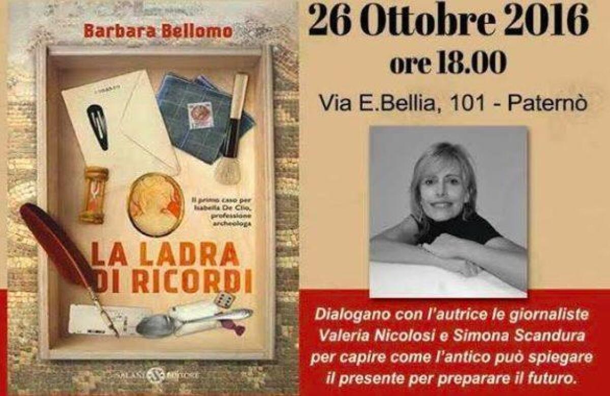 Barbara Bellomo presenta il suo libro a Paternò - 