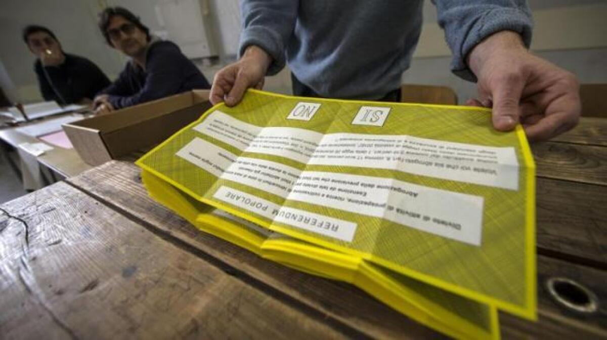 Pubblicati i nomi degli scrutatori per il referendum - 