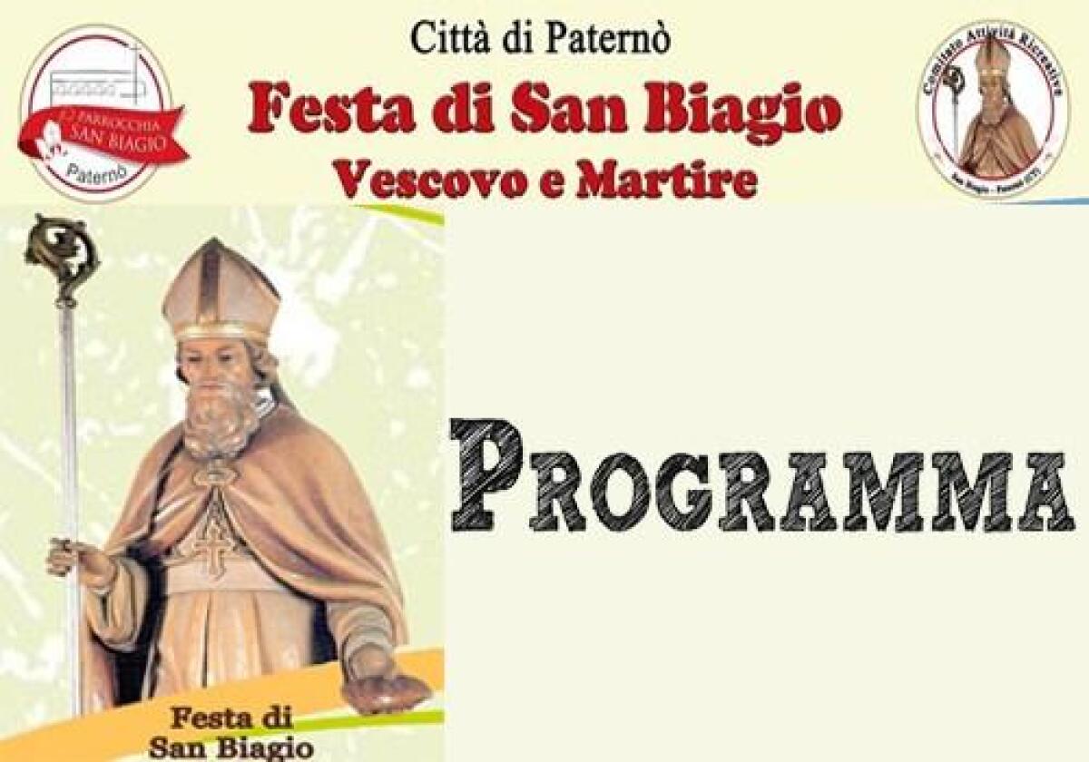 FESTA DI SAN BIAGIO 2017: IL PROGRAMMA - 