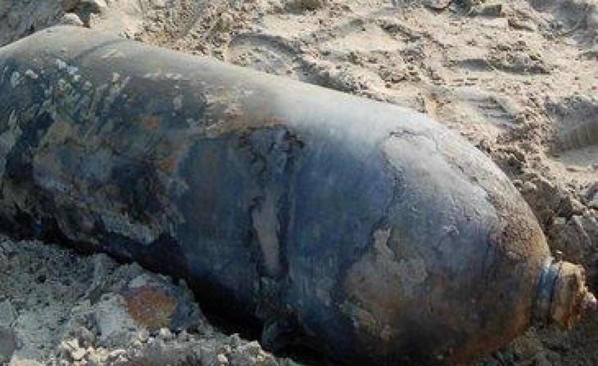 Rinvenuto residuato bellico operazioni connesse alla bonifica - 