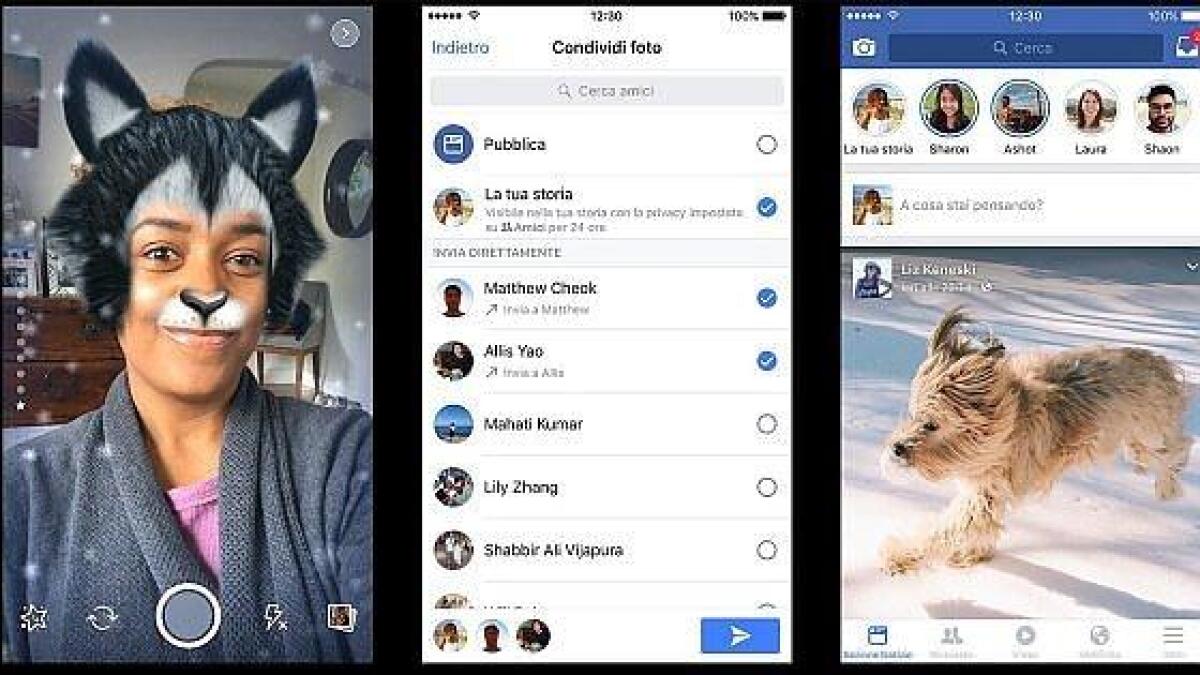 Facebook come Snapchat: arriva “Camera”. Ecco come funziona e cosa cambia - 