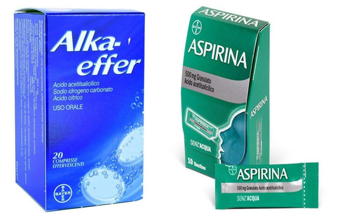 La Bayer ritira dal mercato Aspirina e Alka Effer - 