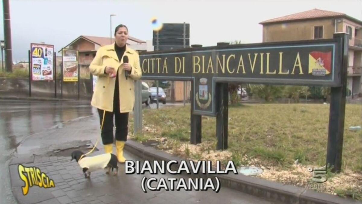 “STRISCIA LA NOTIZIA” A BIANCAVILLA SERVIZIO SUL NUOVO OSPEDALE - 