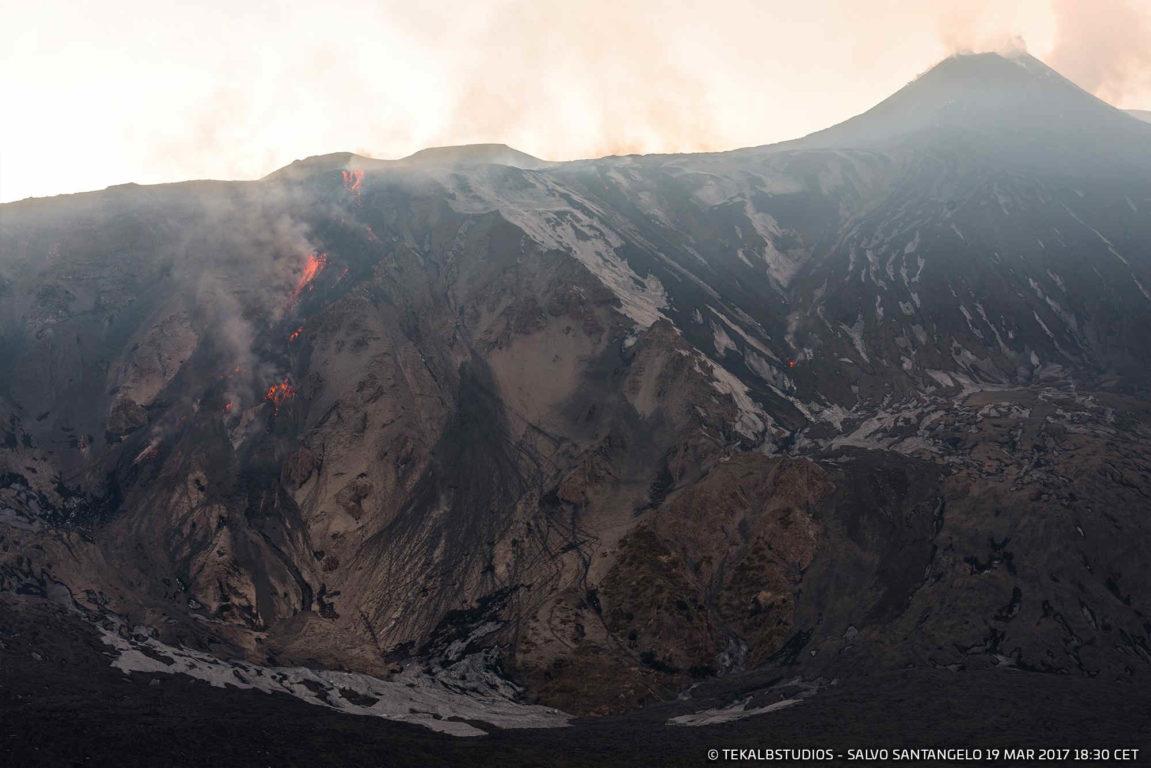 ERUZIONE DELL'ETNA - FOTO