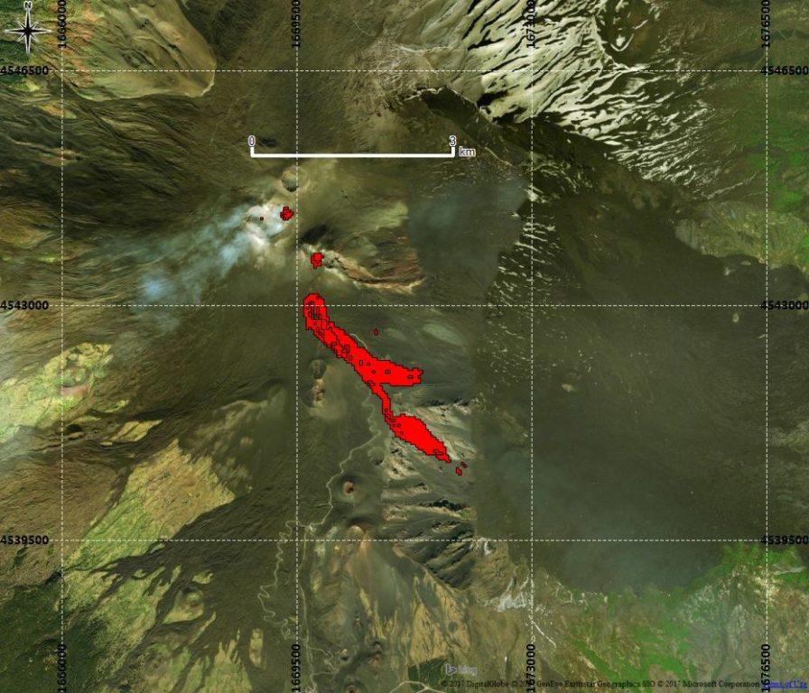 L'ERUZIONE DELL'ETNA VISTA DALLO SPAZIO