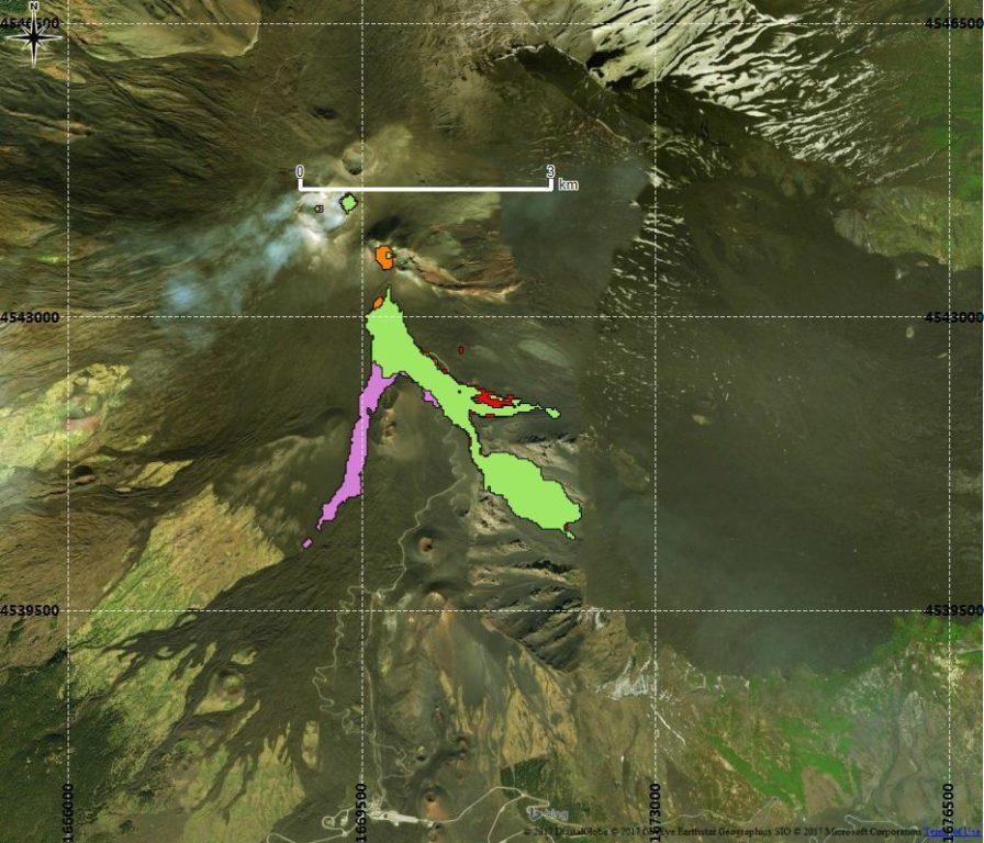 L'ERUZIONE DELL'ETNA VISTA DALLO SPAZIO