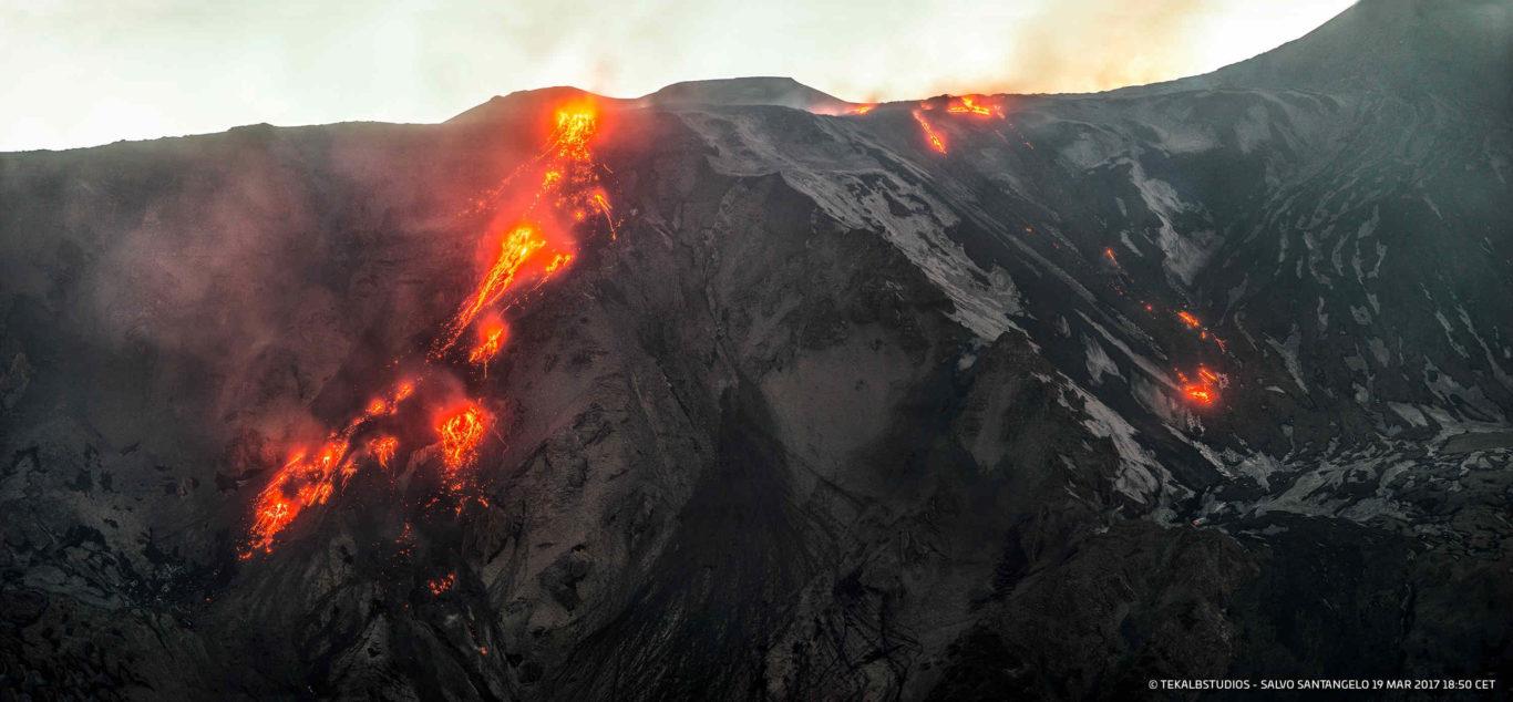 ERUZIONE DELL'ETNA - FOTO