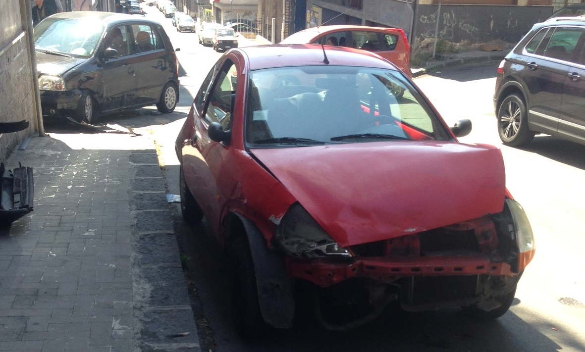 SCONTRO TRA VIA FOSCOLO E VIA BOCCACCIO