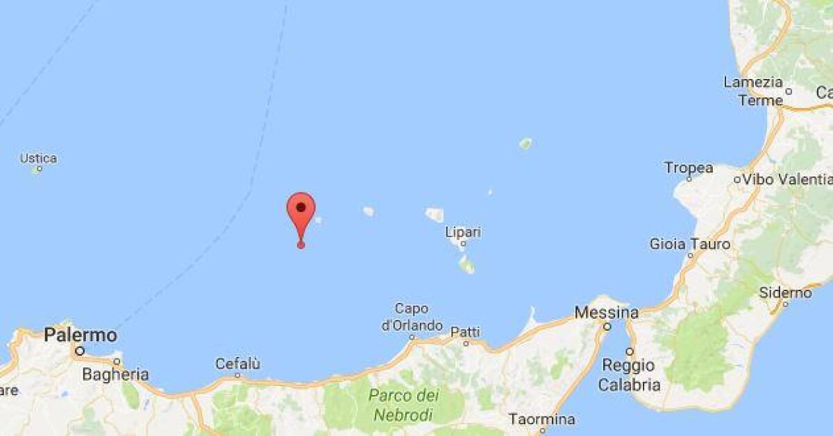 DUE SCOSSE DI Md 3.8 E Md 3.4 NELLA ZONA DELLE EOLIE - 