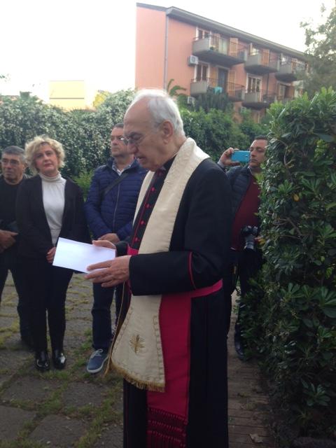 SVELATA STELE DEI BOMBARDAMENTI ALLA VILLA MONCADA