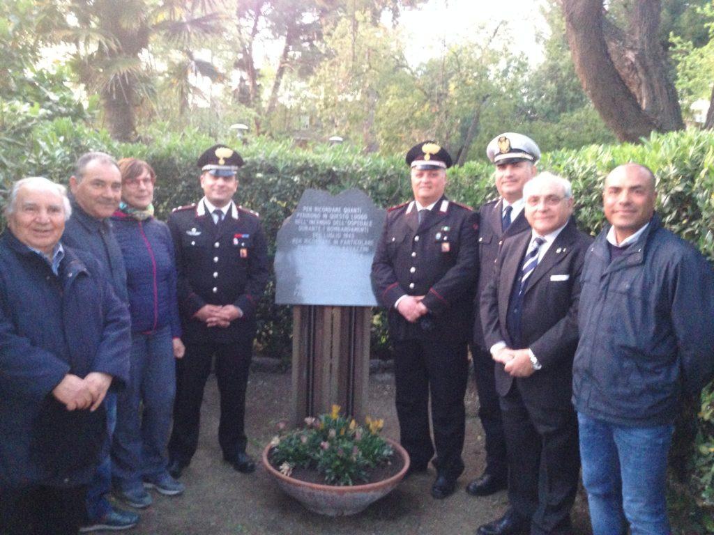 SVELATA STELE DEI BOMBARDAMENTI ALLA VILLA MONCADA