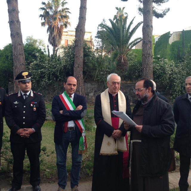 SVELATA STELE DEI BOMBARDAMENTI ALLA VILLA MONCADA