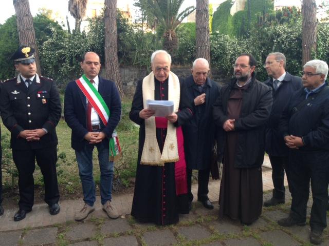 SVELATA STELE DEI BOMBARDAMENTI ALLA VILLA MONCADA