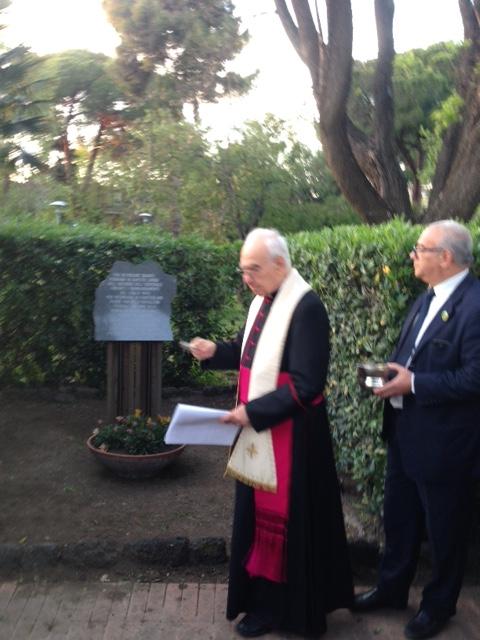 SVELATA STELE DEI BOMBARDAMENTI ALLA VILLA MONCADA