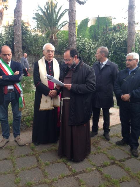 SVELATA STELE DEI BOMBARDAMENTI ALLA VILLA MONCADA