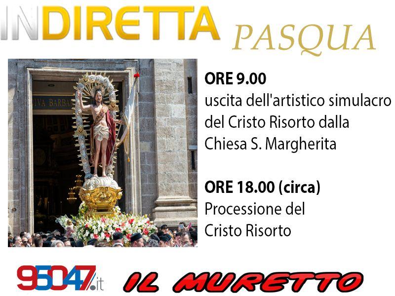 PASQUA 2017 – Percorso della processione del Cristo Risorto