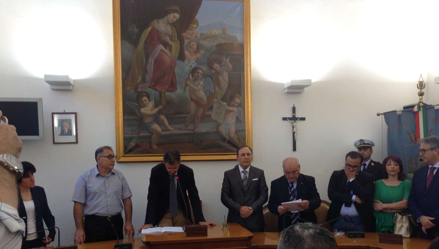 PATERNO' NINO NASO PROCLAMATO SINDACO - FOTO