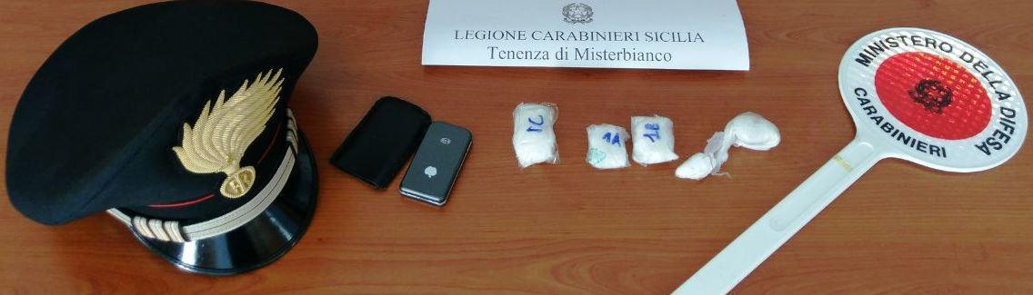 MARITO E MOGLIE ARRESTATI IN  VIALE GRIMALDI: SPACCIAVANO “COCAINA” IN CASA