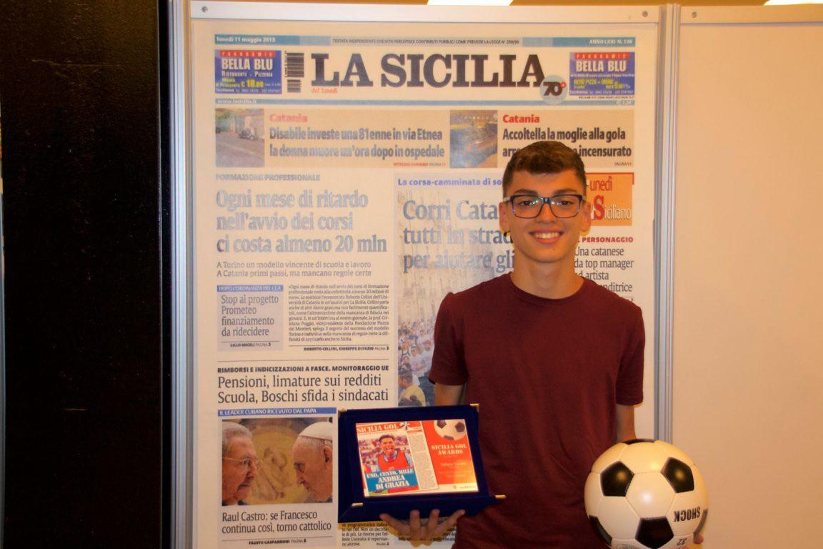 IL PATERNESE STEFANO TOSCANO HA VINTO "SICILIA GOL"