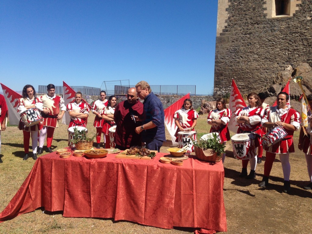 LE TELECAMERE DI RAIUNO A PATERNO' - FOTO E VIDEO