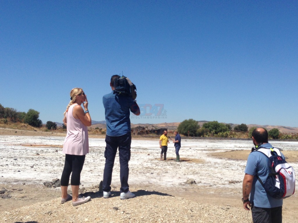 LE TELECAMERE DI RAIUNO A PATERNO' - FOTO E VIDEO