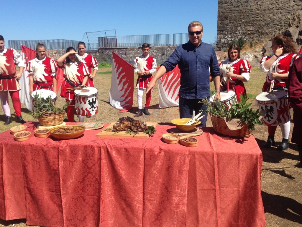 LE TELECAMERE DI RAIUNO A PATERNO' - FOTO E VIDEO