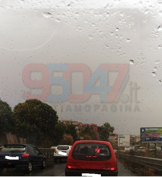 MALTEMPO IN TUTTA LA PROVINCIA,  INCIDENTE SS 121 COINVOLTE 3 AUTO