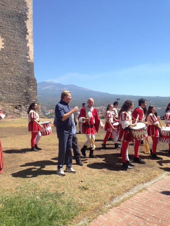 LE TELECAMERE DI RAIUNO A PATERNO' - FOTO E VIDEO