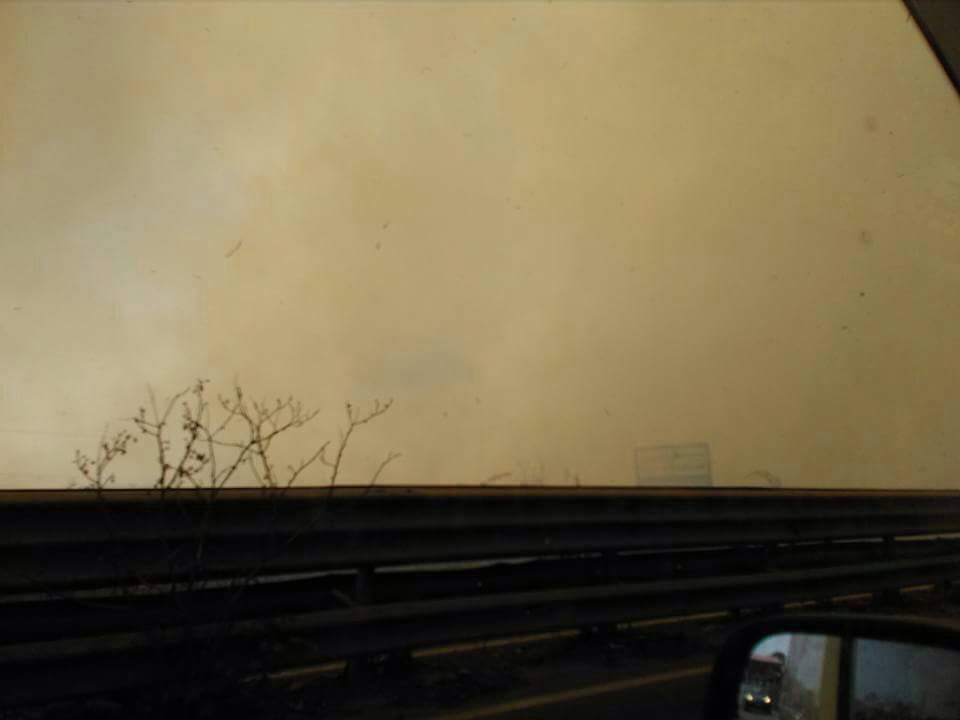 VASTO INCENDIO SS121 IN TERRITORIO MISTERBIANCO - FORTE RALLENTAMENTI SUL TRAFFICO
